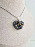 Titanium Aurakwarts ketting hart 1