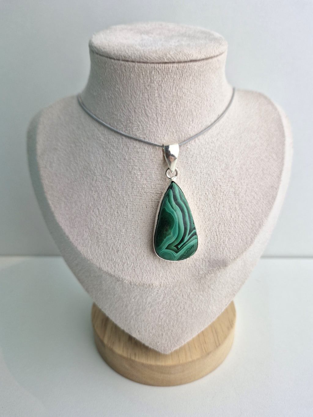 Malachiet ketting 1